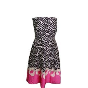 Gorgeous Sara Campbell SILK strapless dress Breakfast Tiffany’s Vintage style.💍